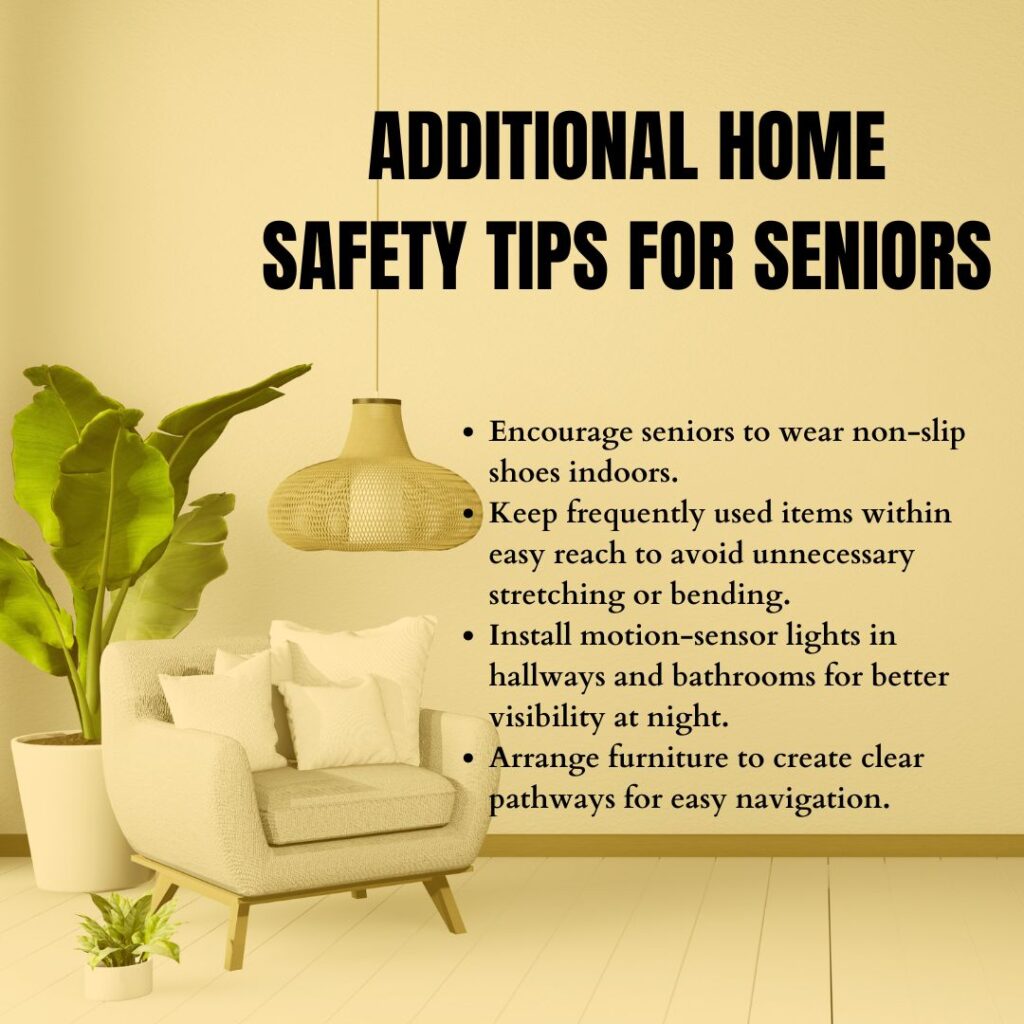 Additional Home Safety Tips for Seniors